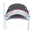 HONGPA DY-002 5-7 Inch Retro Motorcycle Modified PC Windshield