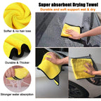 Soft Detail Brush Waterproof Car Wash Gloves, 11 PCS / Set