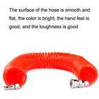 2 PCS Telescopic Plastic High Pressure Air Pump Hose, Length:, 6m, 9m, 15m