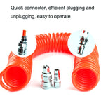 2 PCS Telescopic Plastic High Pressure Air Pump Hose, Length:, 6m, 9m, 15m
