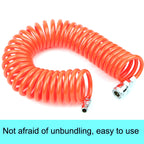 2 PCS Telescopic Plastic High Pressure Air Pump Hose, Length:, 6m, 9m, 15m