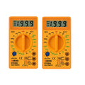 2 PCS ANENG DT830G Portable Digital Multimeter, Black, Yellow