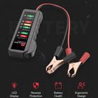 12V Automotive Battery Tester Fault Diagnosis Instrument, Clip