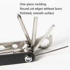 Bicycle 12 In 1 Portable Repair Tool, Black, Red, Blue