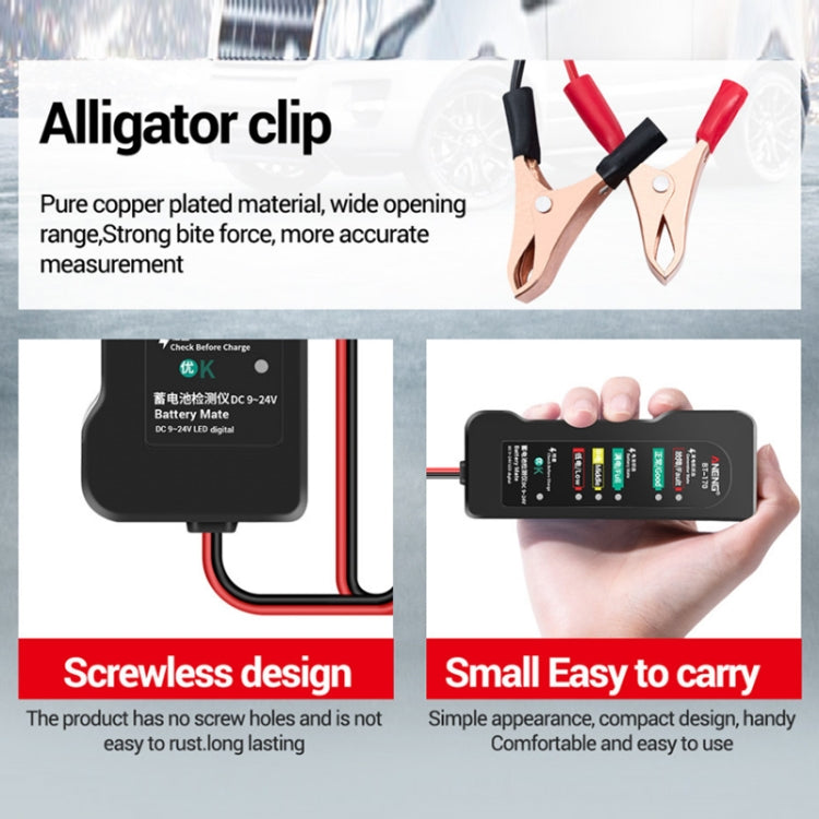 ANENG BT-170 12V Electric Vehicle Battery Tester, BT-170