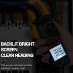 ANENG ST180 Digital Display Clamp AC & DC Intelligent Voltage Multimeter, Red, Black, Yellow