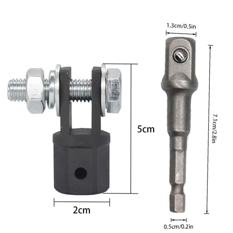 TO-OL007 Car Scissors Jack Adapter + Steel Ball Post, TO-OL007