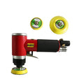 Pneumatic Polishing Machine Sandpaper Machine Car Waxing Machine, Red With 2 inch 3 inch Pallet, Black With 2 inch 3 inch Pallet