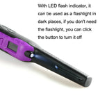 HS-11 Outdoor Handheld Treasure Hunt Small Metal Detector Positioning Rod, Black Purple, Red Black
