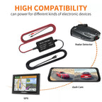 C301 12V to 5V Car ACC Takes Electricity Buck Cables, Model: MINI Straight Buck Cable + 1 x Take Appliance, Buckle + 4 x Take Appliance, MINI, Buckle + Electric Pen + Cable Tie