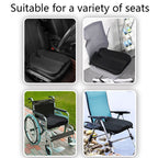 QFC060 V-shaped Car Memory Foam Non-slip Seat Cushion, Black, Khaki, Grey