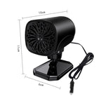 12V Portable Car Heater Defroster, Black, White