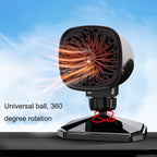 12V Portable Car Heater Defroster, Black, White