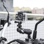 Motorcycle Action Camera Mount Holder, Handlebar, Mirror Base