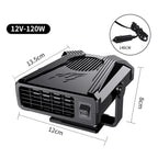 12V Car Heater Fan Defrost Defogger, 12V