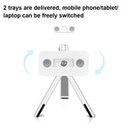 UP-1S Foldable Laptop Stand Mobile Phone Tablet Desktop Stand, Black, White