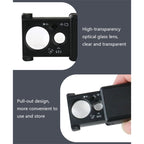 9881 30-60X Pull-Out LED Light Banknote Inspection Lamp with Lanyard