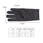 Copper Fiber Pressure Sports Fitness Anti-Slip Gloves, Size:, S, M, L