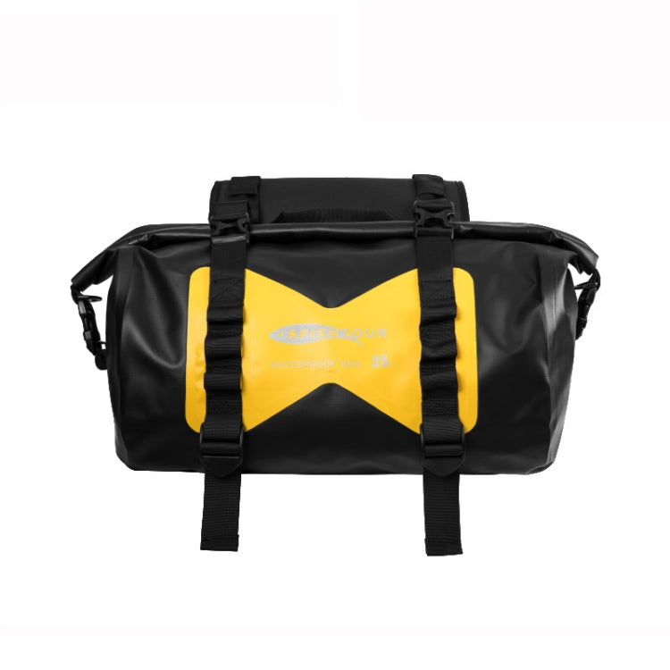 AFISHTOUR FM2021 Large Capacity Waterproof Motorcycle Rear Seat Bag, Yellow, Red, Black, Grey, Lake Blue