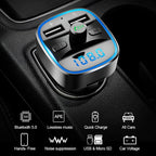 Car MP3 Bluetooth Player Charger, T25, T25Q, T60