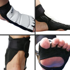 A Pair Taekwondo Boxing Half-toe Foot Guard, XS Foot Cover (Size 27-29), S Foot Cover (Size 30-33), M Foot Cover (Size 34-36), L Foot Cover (Size 37-39), XL Foot Cover (Size 40-44)