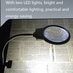 MG15122-2B 2.25X / 5X Clip-On Magnifier With LED Light, 2.25X / 5X