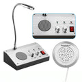 ZHUDELE ZDL-9908 Window Two-way Walkie-talkie Bank/Hospital/Station/Counter Microphone Amplifier,EU Plug, EU Plug, UK Plug, US Plug