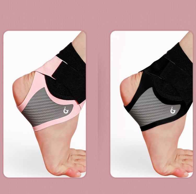 1 Pair Carbon Soft Armor Sports Ankle Protectors For Men and Women, M (Pink), M (Black), L (Pink), L (Black), XL (Pink), XL (Black)