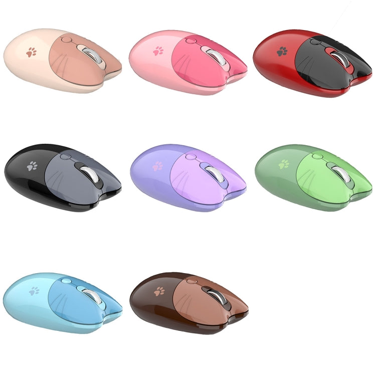 M3 3 Keys Cute Silent Laptop Wireless Mouse, Spec:, Wireless Version (Vitality Pink), Wireless Version (Milk Tea), Bluetooth Wireless Version (Milk Tea), Bluetooth Wireless Version (Pink), Bluetooth Wireless Version (Red)                               ...