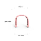 F2 USB Outdoor Portable Hanging Neck Fan, White, Pink, Blue, Green