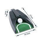 HOWTRUE Golf Automatic Ball Returner Putter Practice Device, 2PCS Practice Device