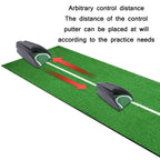 HOWTRUE Golf Automatic Ball Returner Putter Practice Device, 2PCS Practice Device