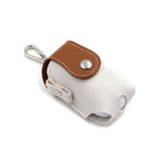 Splicing Leather Portable Mini Golf Protective Bag, Brown, Blue, Pink