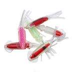 6 PCS / Bag HENGJIA SO1516 12cm / 15cm Colorful Octopus Fake Bait, SO1516