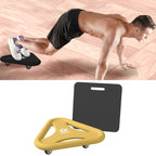 Fitness Multi-function Universal Triangle Abdominal Plate, Triangle Abdominal Plate(Yellow), Triangle Abdominal Plate(Black)