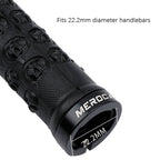 MEROCA Mountain Bike Anti-slip Shock Absorber Riding Grip Cover, Style:, One Side Lock ME38 Black, One Side Lock ME38 Red, One Side Lock ME38 Sky Blue, Bilateral Lock Thread ME15 Black, Bilateral Lock Thread ME15 Red, Bilateral Lock Thread ME15 Green  ...