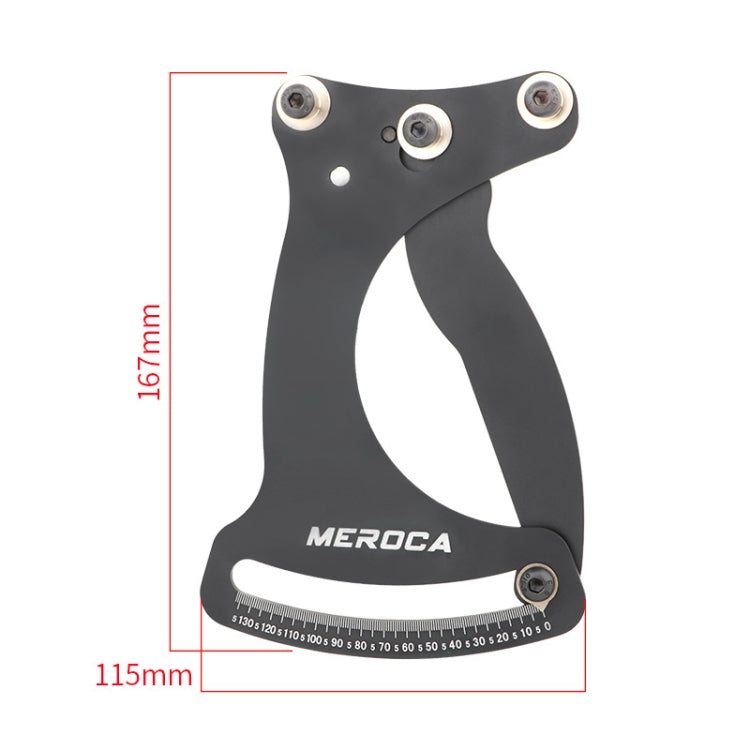 MEROCA Bicycle Ring Calibration Tool Spoke Tension Tube Wheel Set Steel Wire, Black, Red, Colorful, Black+Wrench, Red+Wrench, Colorful+Wrench