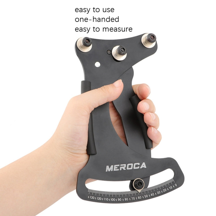 MEROCA Bicycle Ring Calibration Tool Spoke Tension Tube Wheel Set Steel Wire, Black, Red, Colorful, Black+Wrench, Red+Wrench, Colorful+Wrench