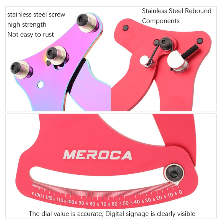 MEROCA Bicycle Ring Calibration Tool Spoke Tension Tube Wheel Set Steel Wire, Black, Red, Colorful, Black+Wrench, Red+Wrench, Colorful+Wrench