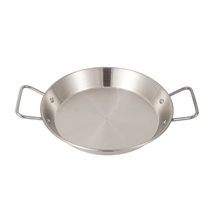 Outdoor Camping Stainless Steel Binaural Pans