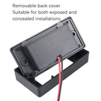 12V24V Route Bus Dual USB Charging Input Car Charger, Blue Light, Green Light, Red Light