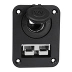 Andersen Panel Large Current Plug With 12V Cigarette Lighter Panel Combination, PA5403