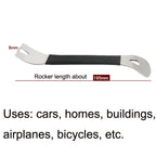 Car Stainless Ateel Audio Navigation Door Panel Crowbar, 2 PCS Stainless Steel