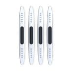 4 PCS Car Door Anti-Static Silicone Airbag Anti-Collision Strip, Black, White, Transparent