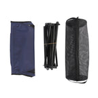 Outdoor Camping Aluminum Alloy Portable Folding Beach Chair, Without Pocket (Black), With Pocket (Black), Without Pocket (Khaki), With Pocket (Khaki), Without Pocket (Blue Gray), With Pocket (Blue Gray), Without Pocket (Dark Gray), With Pocket (Dark Gray)