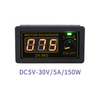 ZK-MG 5-30V High Power PWM DC Motor Governor Digital Display Encoder, 150W