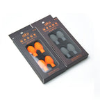 4 Pcs/Set Drum Sticks Silicone Head Drum Cover Practice Drums Mute Protective Case, Orange, Gray
