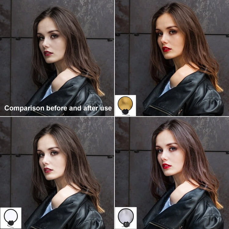 30CM Double-sided Beauty Photo Live Broadcast Fill Light Board Comes With Storage Box