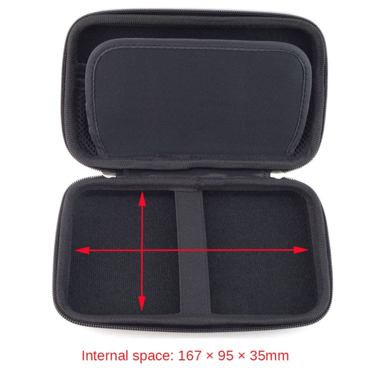 GH1302 EVA Hard Shell Hard Drive Bag Digital Storage Bag, GH1302 Red, GH1302 Blue