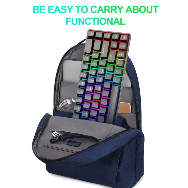 ZIYOU LANG T8 68 Keys RGB Luminous Gaming Mechanical Keyboard, Cable Length:1.6m, T8 Pink Green Shaft, T8 Purple Green Shaft, T8 Black Green Shaft, T8 Black Tea Shaft, T8 White Green Shaft, T8 White Red Shaft, T8 Blue Green Shaft